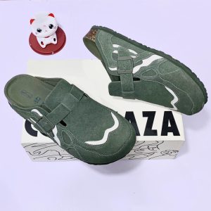 Suede Qeezaza Mules - Image 1